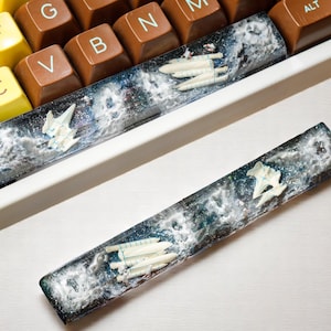 Astronaut Artisan Resin Keycap, Space Galaxy Keycap, Spacebar Keycap ...