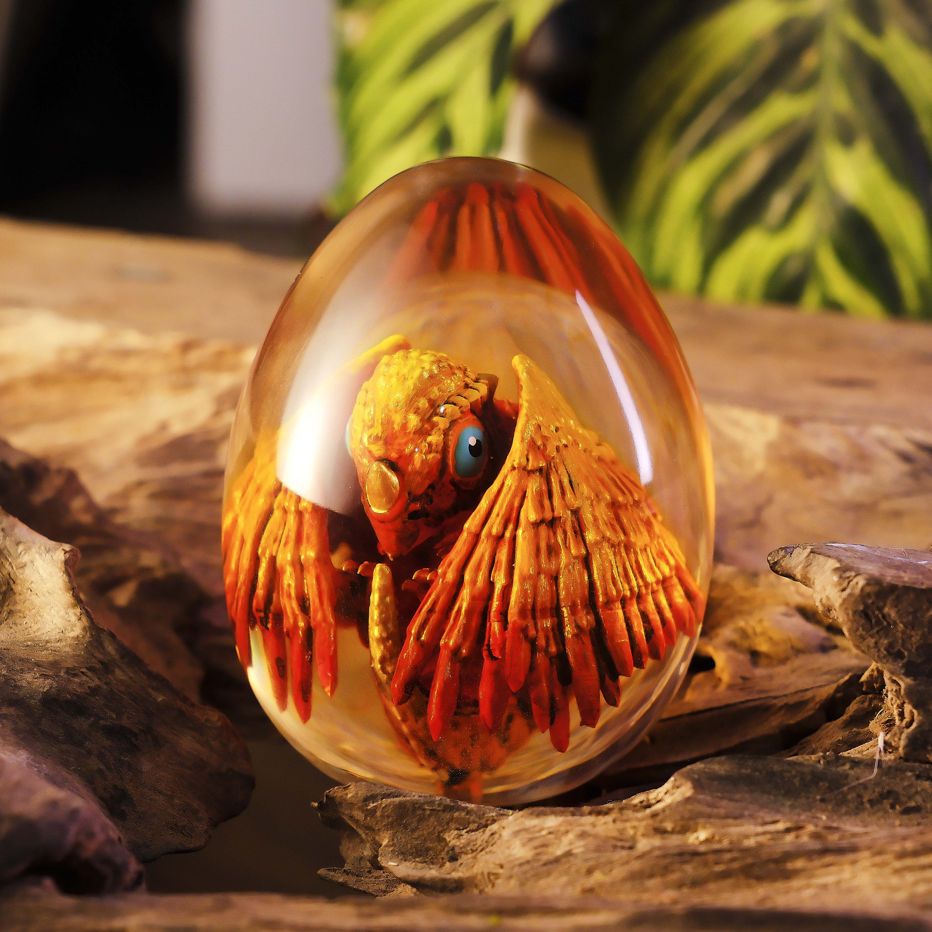 Lamp Dinosaur Egg, Lamp custom resin, night light epoxy,dinosaur egg, custom resin epoxy, table lamp, bedside lamp wood, nightstand lamp