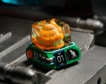Capuchon de touche artisanal 12 animaux du zodiaque, capuchon de touche en résine personnalisé pour lui et clavier mécanique personnalisé pour cadeau de Pâques