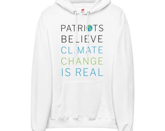 Unisex fleece hoodie - Climate Change is Real