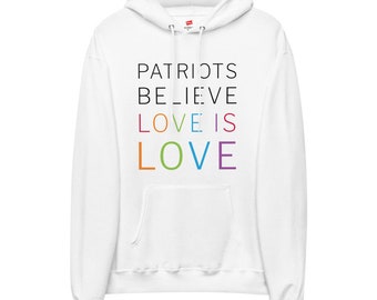 Unisex fleece hoodie - Love is Love