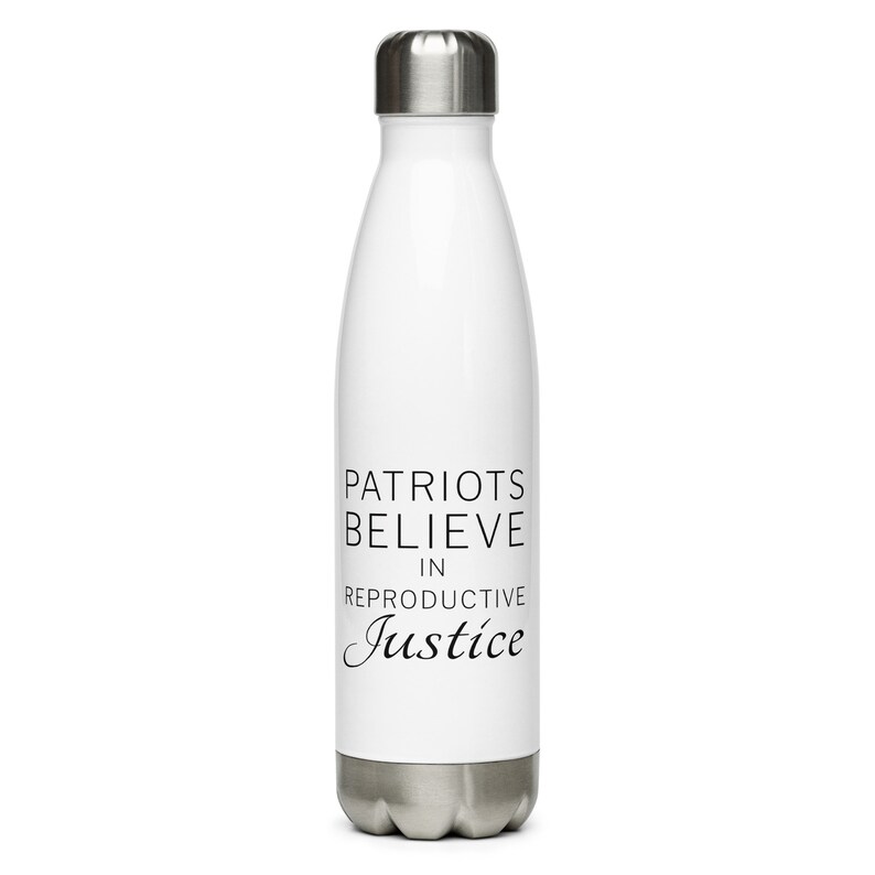 Stainless Steel Water Bottle Reproductive Justice image 1