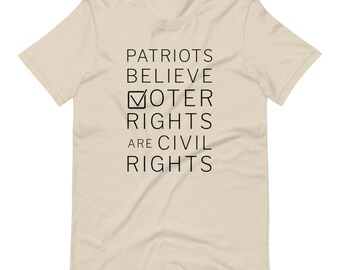 Short-Sleeve Unisex T-Shirt - Voter Rights are Civil Rights