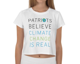 Crop Top Tee - Climate Change is Real