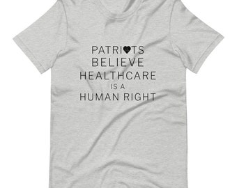 Short-Sleeve Unisex T-Shirt - Healthcare is a Human Right