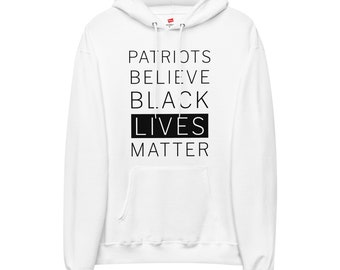 Unisex fleece hoodie - Black Lives Matter