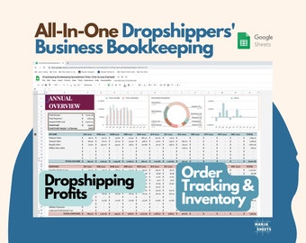 Small Business Spreadsheet: Inventory, Budget, Expense Tracker (Google Sheets)