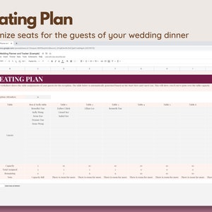 Wedding Digital Planner, Wedding Budget Spreadsheet, Wedding Timeline, Wedding Checklist, Wedding Template, To Do List, Guest, Google Sheets image 6