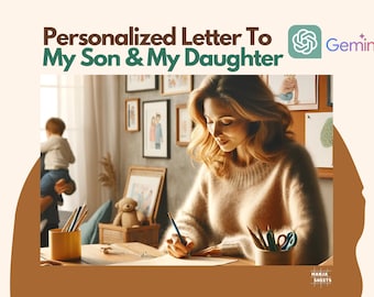 Personalized Love Letter to Child: Custom Keepsake (Instant Download)