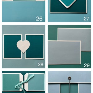 DIGITAL Cutting Guides and Templates for 8x8 Mini Albums Bundle No.2 Including Page Styles 26-50 image 7