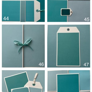 DIGITAL Cutting Guides and Templates for 8x8 Mini Albums Bundle No.2 Including Page Styles 26-50 image 10