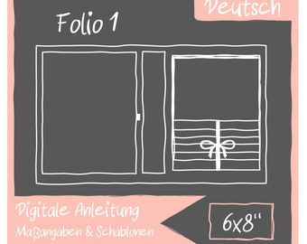 Dimensions et modèles NUMÉRIQUES pour le Folio No.1 interactif 6x8"