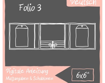 DIGITAL measurements and stencils for the interactive 6x6" Folio No. 3