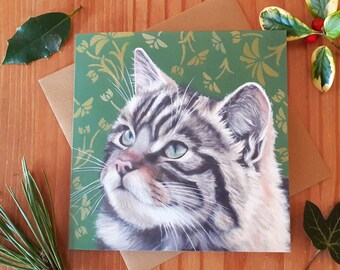 Scottish Wildcat Greetings card /