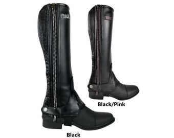 Perfect for Horseback Riding Black Leatherette with Low Maintenance and Easy Care Skepsi Half Chaps Equestrian Durable Synthetic Leather for Men and Women Unisex Halfchaps Perfect for Horseback Riding Black Leatherette with Low Maintenance and Easy Care Skepsi Half Chaps Equestrian Durable Synthetic Leather for Men and Women Unisex Halfchaps