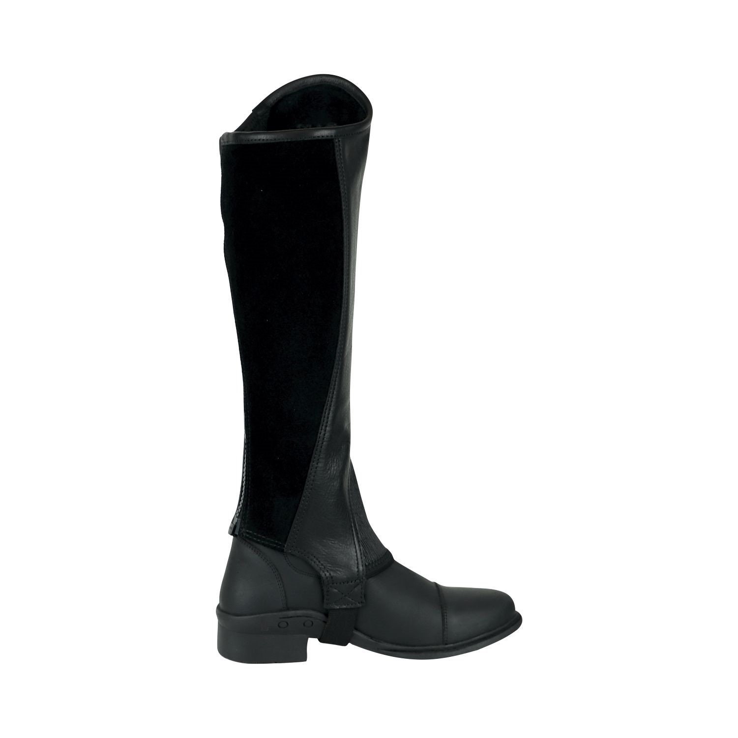 AK Classic – Mini-chaps D’équitation En Cuir Véritable, Fermeture YKK, Ajustable, Pour Cavalier (XXS à 4XL)