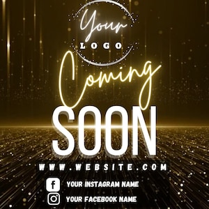 Business Announcement Launching Soon Digital Video, Entrepreneur Announcement,Meet & Greet,New Business Coming, Coming Soon Video ,Stay Tune