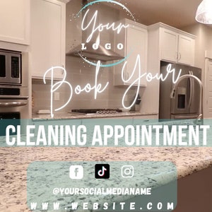 Cleaning Service Video Flyer, Cleaning Service, Cleaning Booking Video, Housekeeping Flyer, Cleaning Business Flyer, Cleaning Promotion