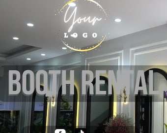 Booth Rental Flyer, Booth Rental Template, Hair Salon Rental, Massage Booth, Waxing Booth, Nail Tech, Make Up Booth, Lash-Brows Booth Rental