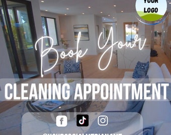 Cleaning Service Video Flyer, Cleaning Service, Cleaning Booking Video, Housekeeping Flyer, Cleaning Business Flyer, Cleaning Promotion