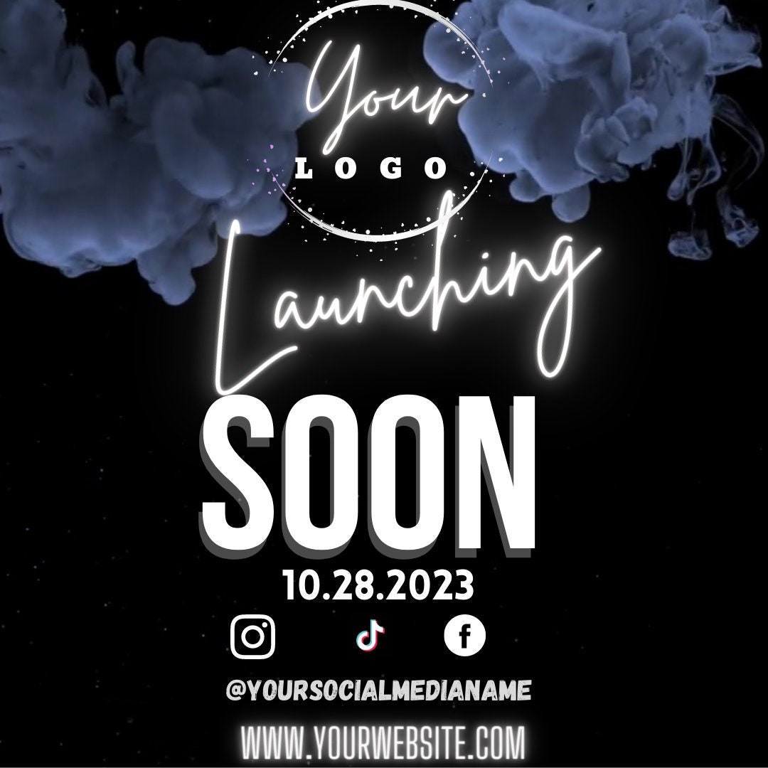 Business Announcement Launching Soon Digital Video, Entrepreneur ...
