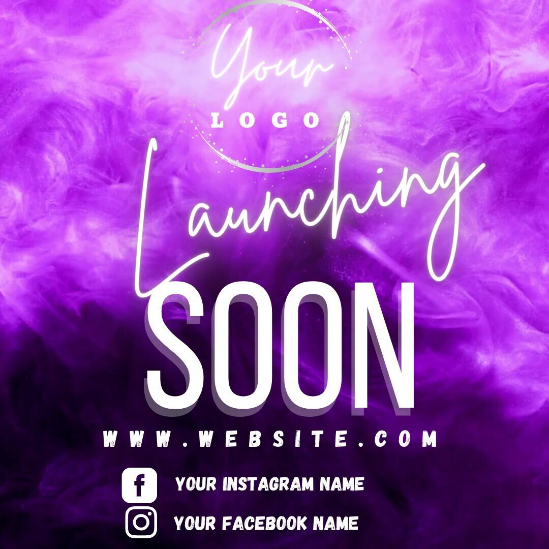 Business Announcement Launching Soon Digital Video, Entrepreneur ...