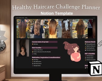 Healthy Haircare Journey | Hair Growth Challenge | Haircare Planner/ tracker | Haircare Routine Planner