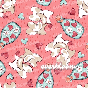 Limited Cat Love 3 Seamless Pattern for Commercial Use, Surface Pattern, Seamless Repeat, Custom Fabric, Seamless Design File