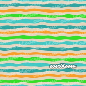Tropical Santa 1 Stripes Seamless Pattern For Commercial Use, Repeat Pattern Jpg, Seamless Repeat, Pattern For Fabric, Surface Pattern