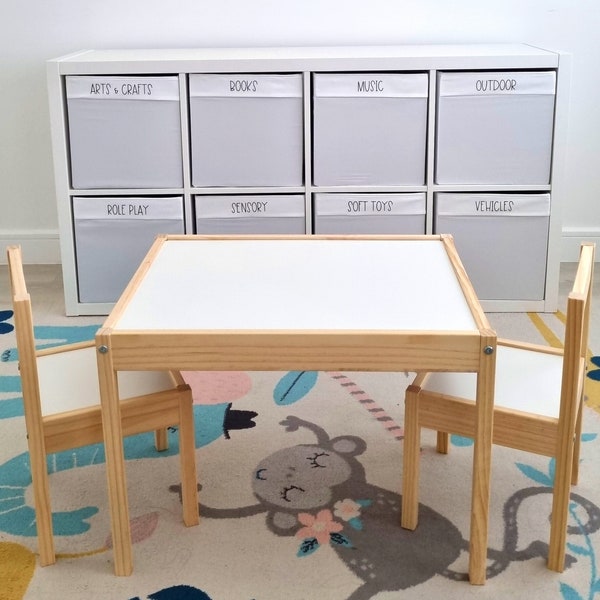Das Spielzimmer Spielzeug und Handwerk Lagerung Organisation Label Set 10, 20, 30 oder 40 / Spielzeug Etiketten / Ideal für IKEA Kallax Drona / Organize Spielzeug