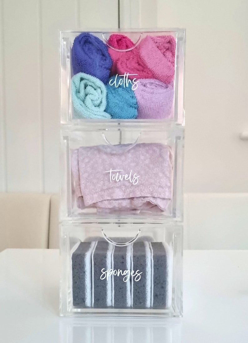 Custom Under Sink Organisation Labels, Kitchen Storage - Etsy