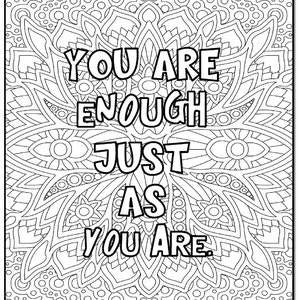 50 Inspirational Mandala Coloring Pages | Etsy