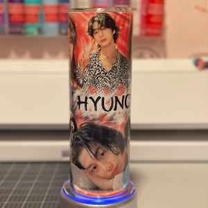 Monsta X Tumbler Monsta X Hyungwon | Shownu | Minhyuk | Kihyun | Joohoney | I.M | 20oz Straight Skinny Tumbler KPOP