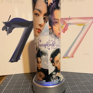 BTS Tumbler BTS Merch | Jungkook | RM | Jimin | Suga | J Hope | Taehyung 20oz Straight Skinny Tumbler