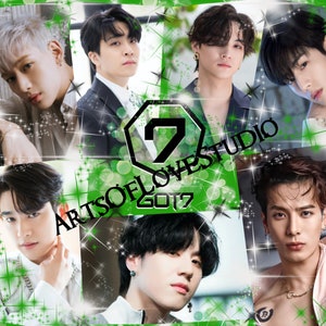 GOT7 Merch 20oz Straight Skinny Tumbler Design KPOP