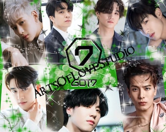 GOT7 Merch 20oz Straight Skinny Tumbler Design KPOP