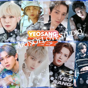 Ateez Merch &quot;Yeosang&quot; 20oz Straight Skinny Tumbler Design png