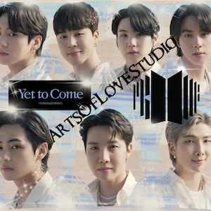 BTS | Merch | Proof | Yet To Come | 20oz Straight Skinny Tumbler Wrap Design KPOP | Jungkook | Jimin | Taehyung | JHope | Jin Suga RM