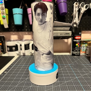 BTS Jungkook Tumbler | BTS Merch | Jungkook | RM | Jimin | Suga | J Hope | Taehyung 30oz Straight Skinny Tumbler