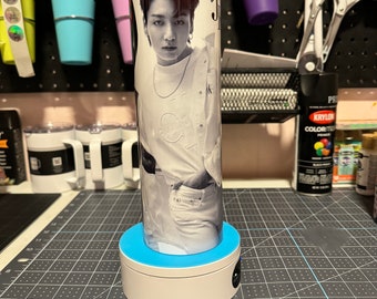 BTS Jungkook Tumbler | BTS Merch | Jungkook | RM | Jimin | Suga | J Hope | Taehyung 30oz Straight Skinny Tumbler