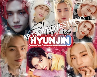 Stray Kids Merch "Hyunjin" 590 ml. Rak smal tumblerdesign