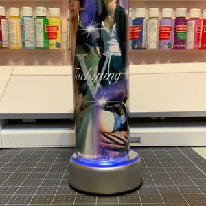 BTS Taehyung BTS Merch | "V" | Jungkook | RM | Jimin | Jin | Suga | J Hope | Taehyung | 20oz. Straight Skinny Tumbler