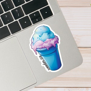 Wooder Ice sticker, water ice sticker, italian ice sticker, philadelphia sticker, laptop sticker, water bottle sticker, it&#39;s a philly thing