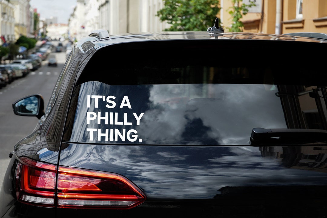 It's A Philly Thing Vinyl Decal, Car Decal, Window Decal, Football