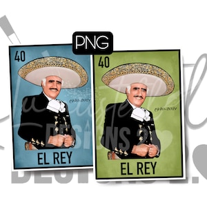 Oryginalny projekt, Vicente Fernandez, El Rey, Plik PNG, Karta loterii, Tylko do pobrania cyfrowego
