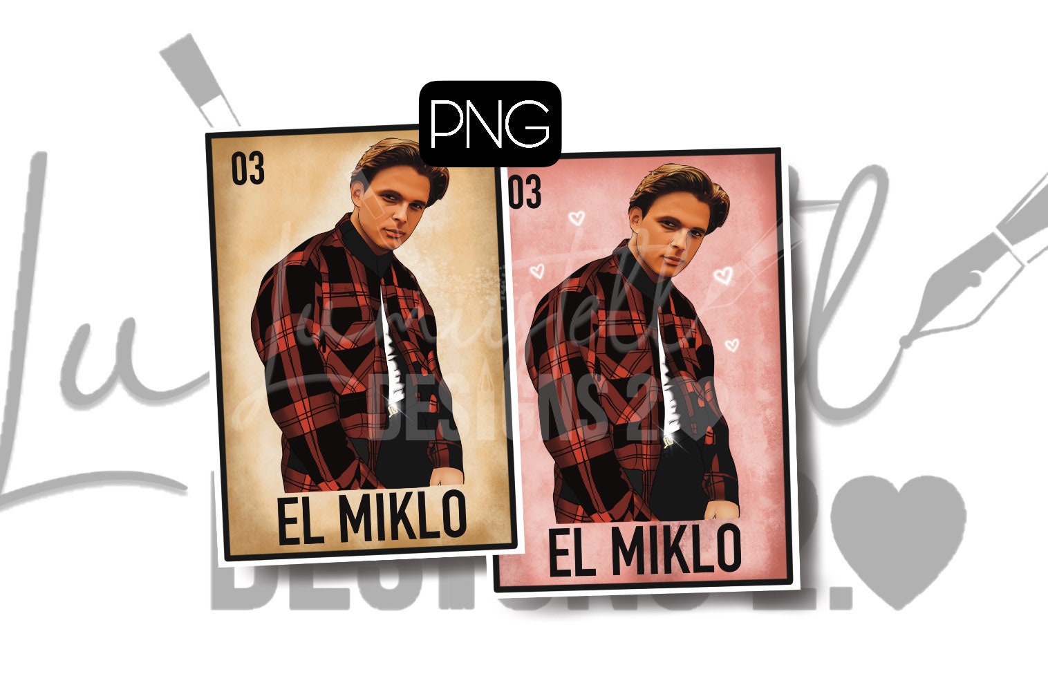 Original Design, Blood in Blood Out, Miklo, PNG File, Loteria Card, D…