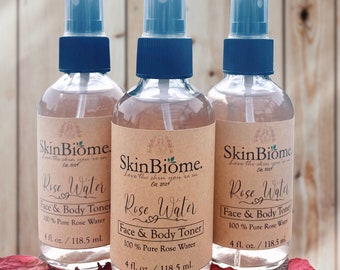 100 % Pure Rose Water Face & Body Toner