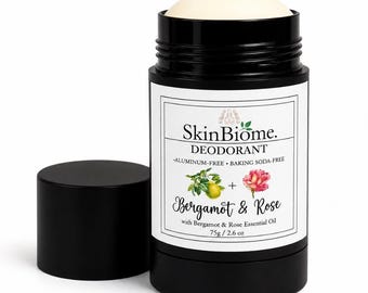 Desodorante natural: orgánico, sin aluminio, con aromas de aceites esenciales.