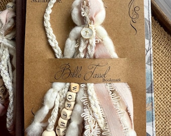 Handmade Bible Tassel Bookmark, Christian Scripture Study Accessory
