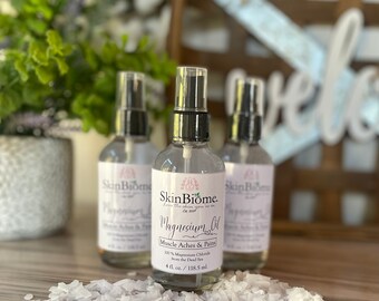 Magnesium Oil--100% Pure Magnesium Chloride-Extra Strength Muscle pain relief